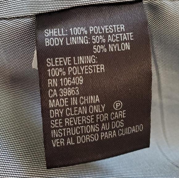 Tahari Black Button Front Blazer - Picture 12 of 14